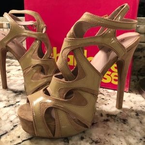 NEW Charlotte Russe Tan Platform heels